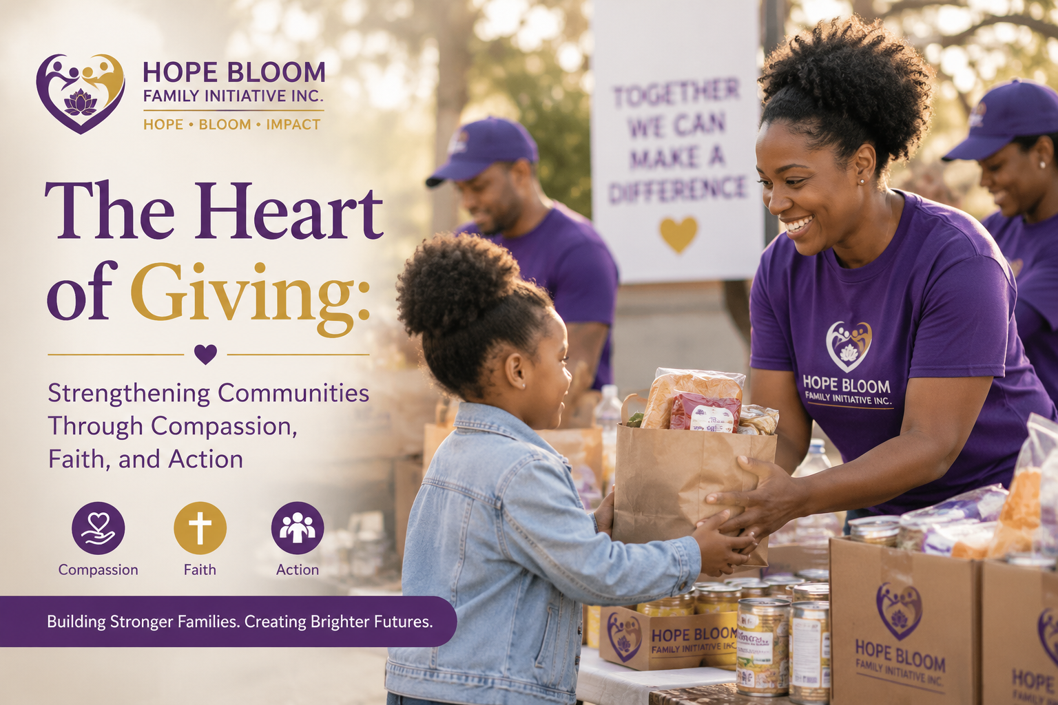The Heart of Giving: Strengthening Communities Through Compassion, Faith, and Action